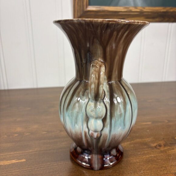 Vintage Bay Keramik West German Pottery Vase Fat Lava Drip Glaze Ceramic Vase - Picture 3 of 12